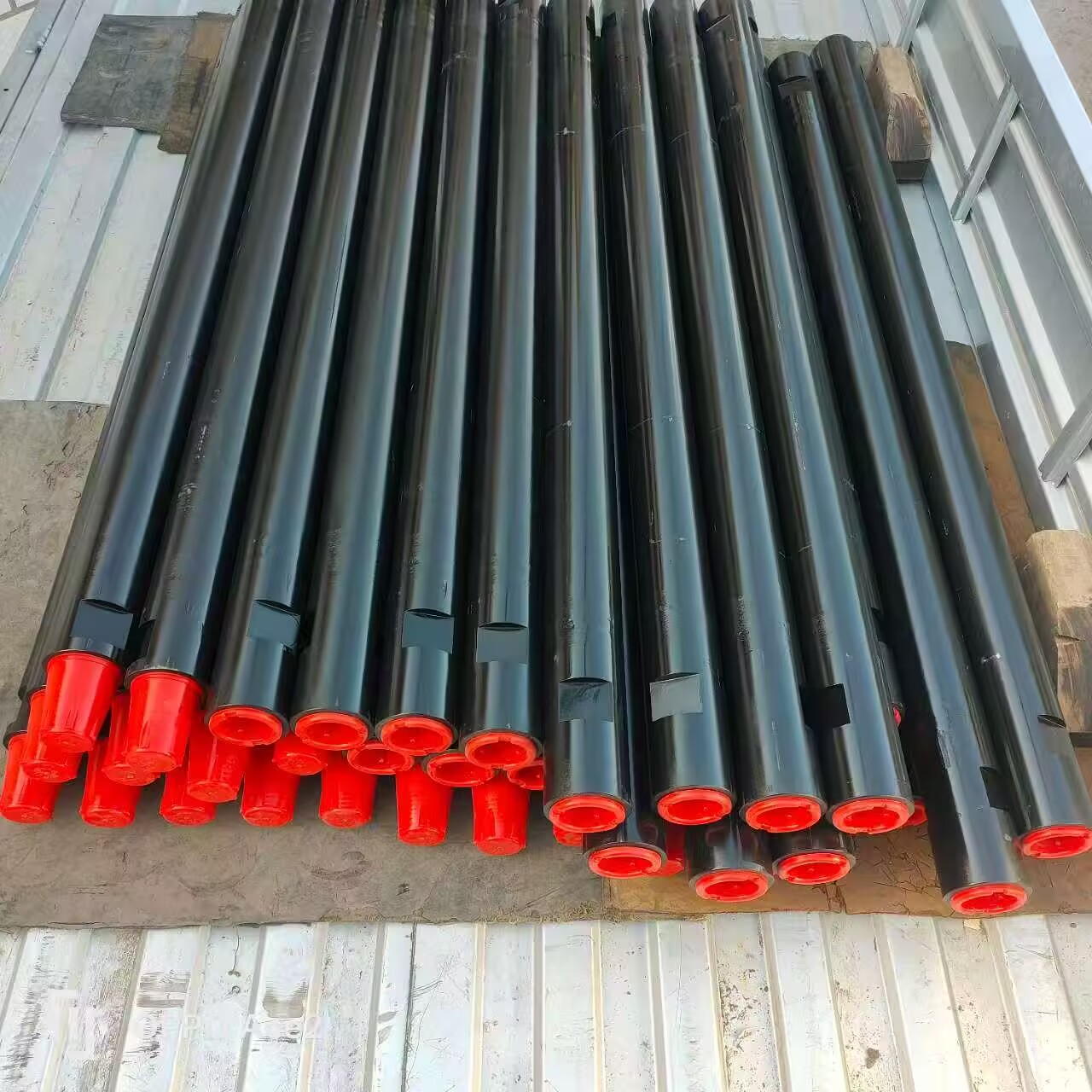 鑿巖 潛孔鉆桿102×3000 摩擦焊工藝 堅固抗彎 不易變形 沖擊器沖擊視頻